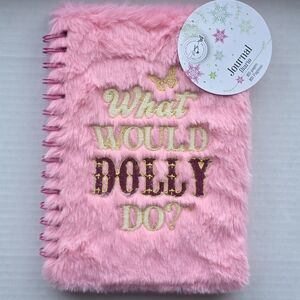 Pink Plush Journal - What Would Dolly Do?
